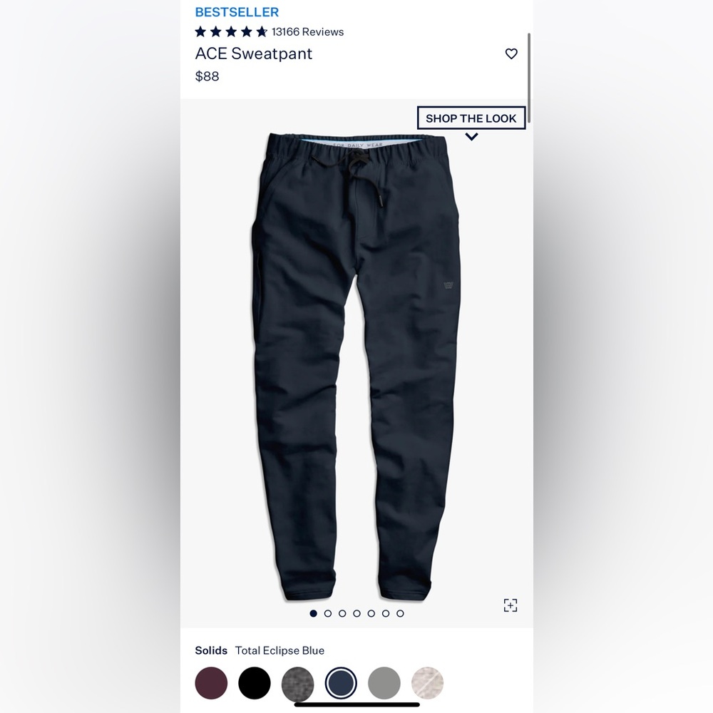 Mack Weldon ACE Sweatpants - Navy